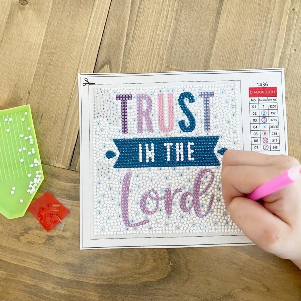 New Addison Lane Diamond Art Kit with Inspirational Message